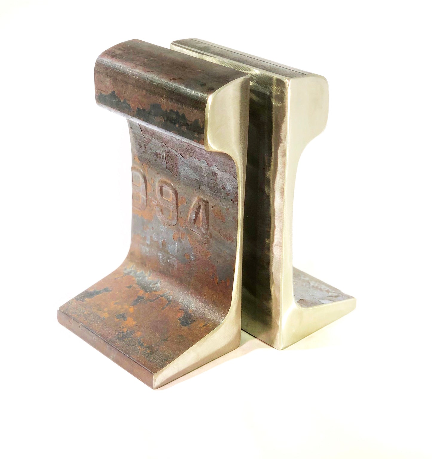 Large Antique Railroad Bookends