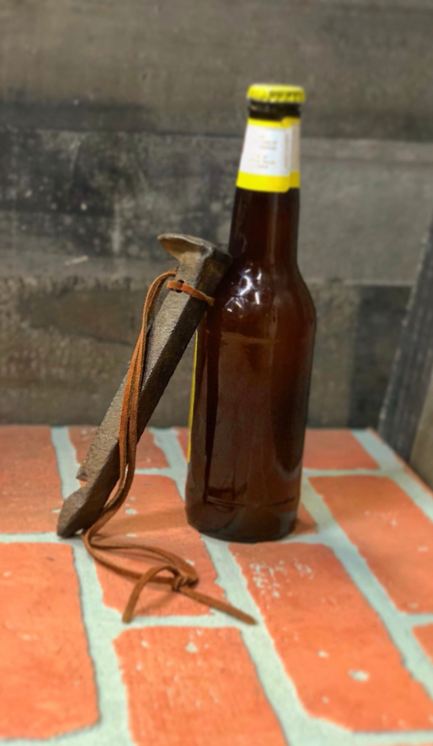 Antique Railroad Spike Bottle opener