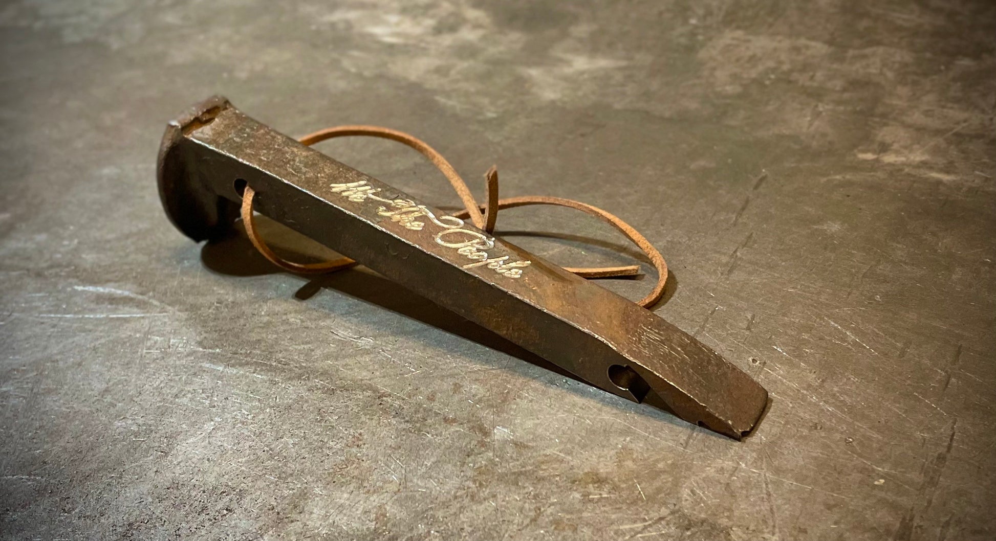 Antique Railroad Spike Bottle opener