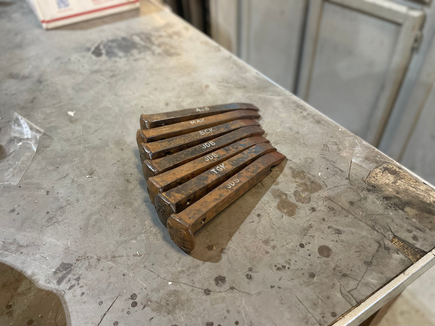 Antique Railroad Spike Bottle opener